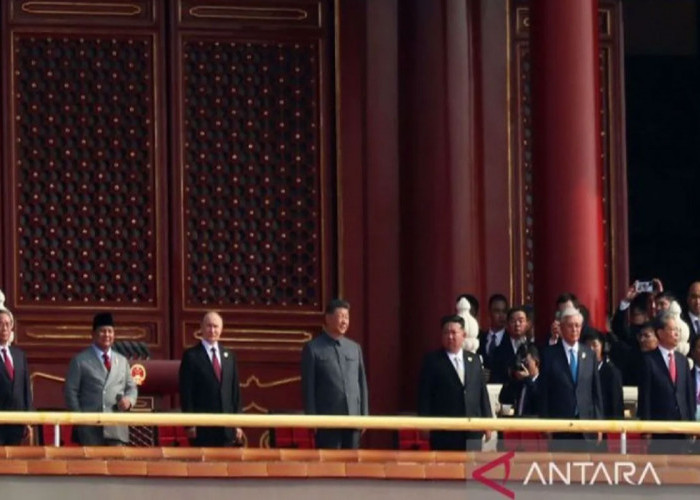 Prabowo Subianto Hadiri Parade Militer China, ini Posisinya