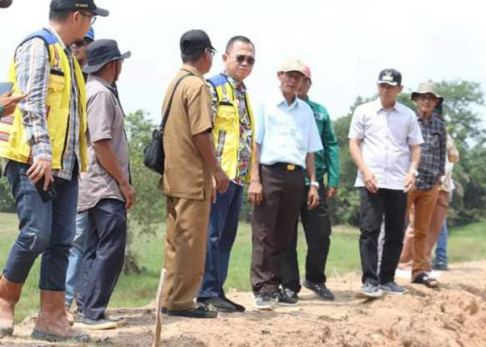 Pemkab Banyuasin Tinjau Pembangunan Ruas Jalan, Hani: Harus Dijaga dan Dipelihara