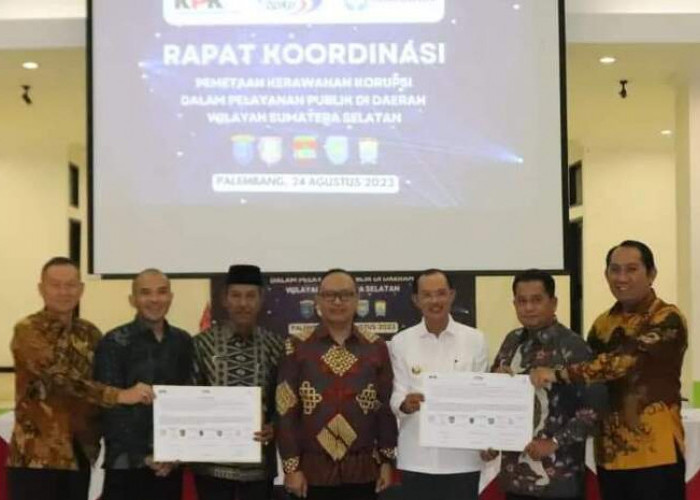 Bupati Banyuasin Tandatangani Komitmen Pencegahan Korupsi di Depan BPKP