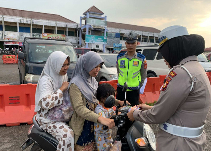 Hari Keempat Operasi Keselamatan Musi 2025, Sat Lantas Polres Ogan Ilir Sosialisasikan Keselamatan Berkendara