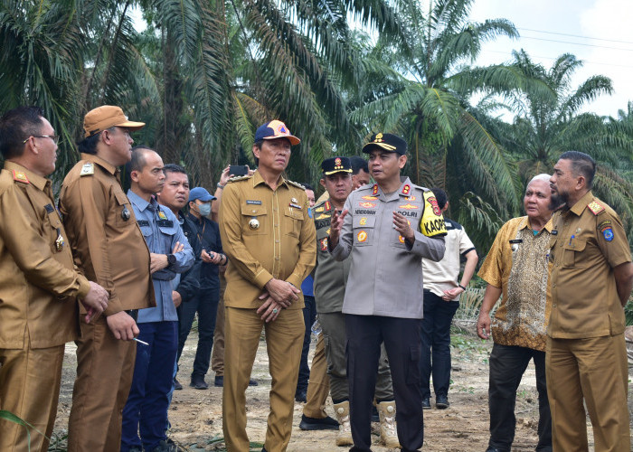 Pj Bupati OKI Kunjungi Desa Sungai Sodong, Dinginkan Ketegangan Masyarakat dengan Perusahaan