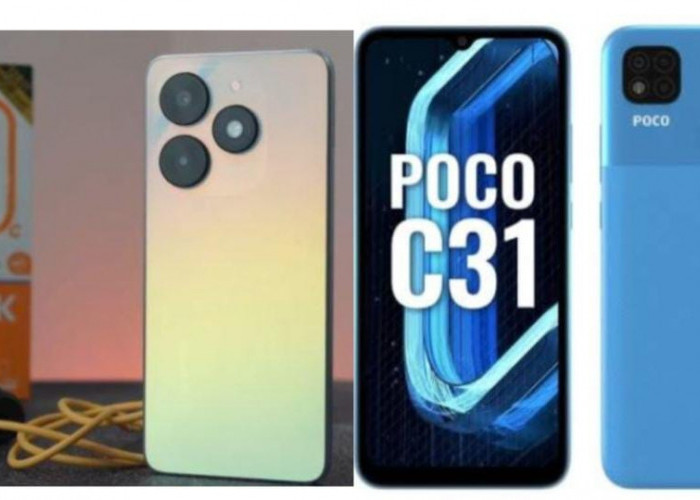 Perbandingan Spesifikasi Tecno Spark 20C Vs POCO C31, Selisih Harga Rp100 Ribu Mending Pilih Mana? 