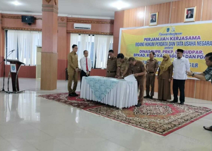 Pemkab OKI-Kejari Tandatangani MoU, Jaksa Lakukan Pendampingan Penggunaan Anggaran