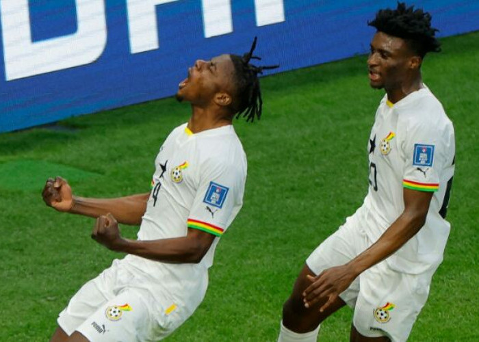Babak Pertama Ghana Unggul 2-0 Atas Korea Selatan, The Black Stars Ladeni Taeguk Warriors Main Terbuka    