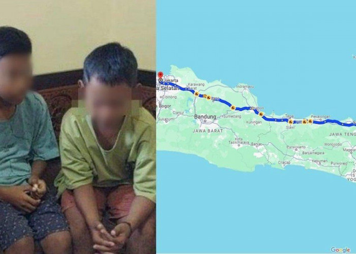 2 Murid SD Sampang Madura Kendarai Motor Tujuan Jakarta, di Semarang Keburu Diamankan Polisi