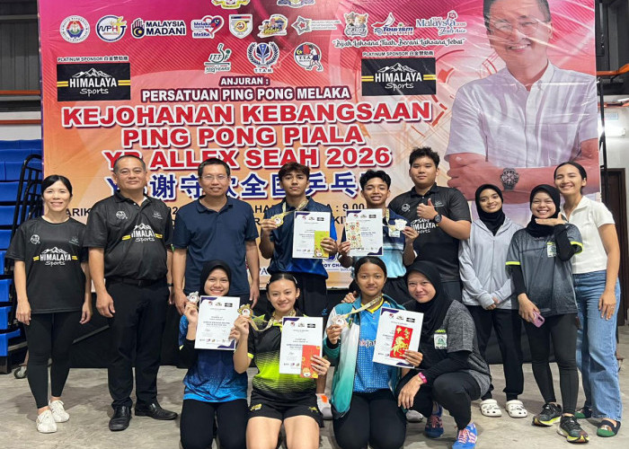 Petenis Meja Indonesia Borong Emas di Kejuaraan Tenis Meja Internasional di Malaka