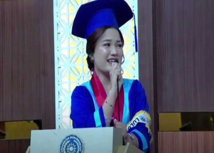 Mahasiswi Kristen Wisuda di UMSU, Saling Berbalas Pantun dengan Rektor,  Berbuah Beasiswa S2