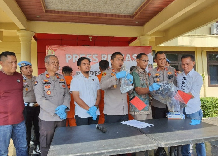 Polres Ogan Ilir  Buru Otak Pelaku Pencurian  Minyak  Mentah Pertamina, Tiga Tersangka Sudah Diamankan 