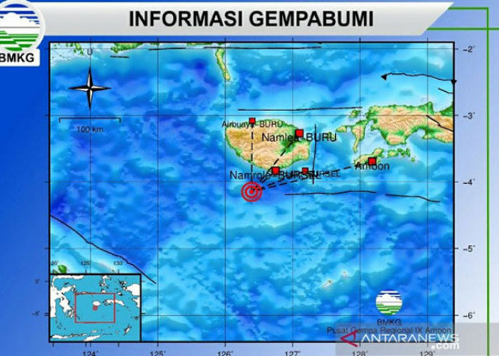 Gempa Guncang Maluku, ini Kekuatannya