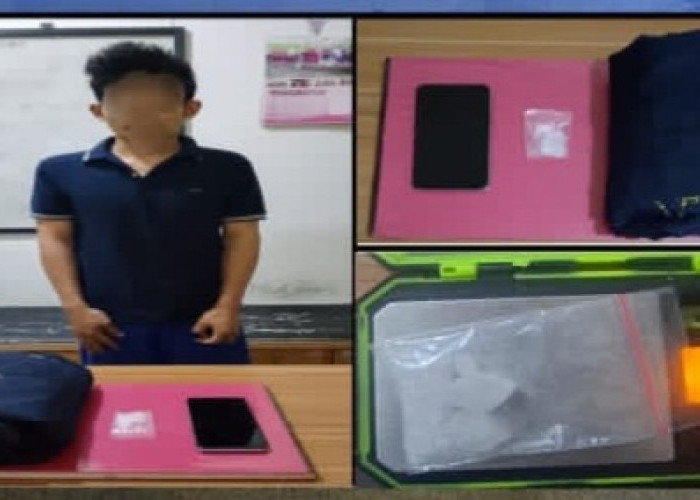 Pengedar Sabu OKI Tertangkap Tangan Jual ke Polisi Penyamar di SPBU Kayuagung