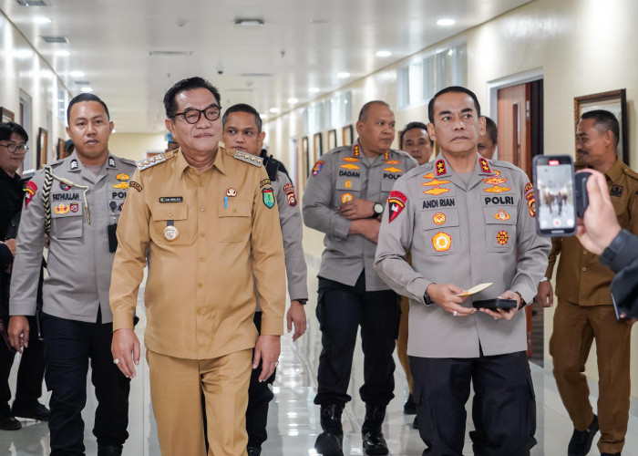 Audiensi ke Kapolda Sumsel, Bupati Muba Bahas Zero Konflik Hingga Karhutla