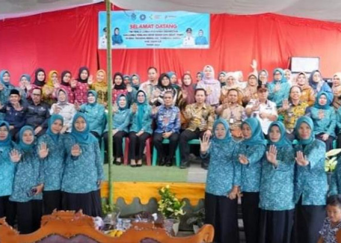 Desa Tanjung Miring Wakil Lomba Posyandu Berprestasi dan PHBS  Tingkat Provinsi  Sumsel Tahun 2023