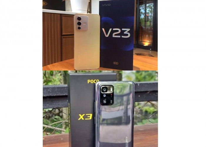 Perbandingan Spesifikasi Vivo V23 5G dengan POCO X3 GT Selisih Harga Rp100 Ribu Pilih Mana?