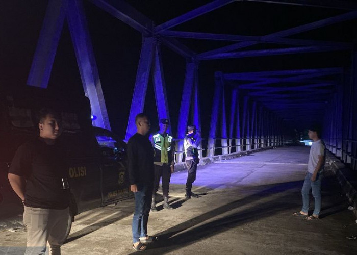 Polsek Tanjung Raja Lakukan Patroli di Jembatan Setan 