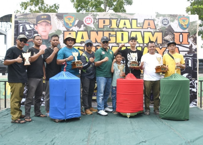 HUT Palembang , Danrem 044/Gapo Buka Kejuaraan Lomba Burung Berkicau Piala Pangdam II/Swj