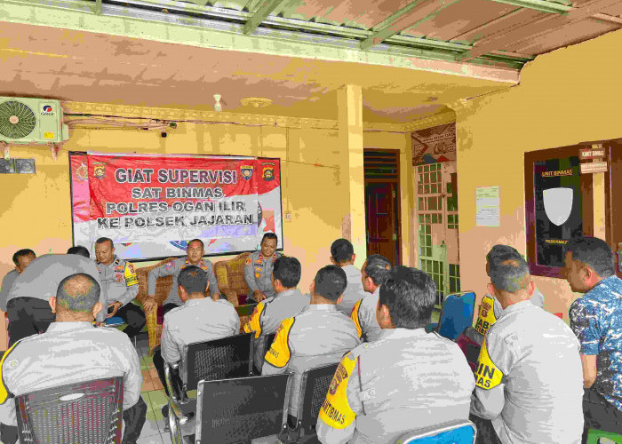 Sat Binmas Polres Ogan Ilir Supervisi Dua Polsek