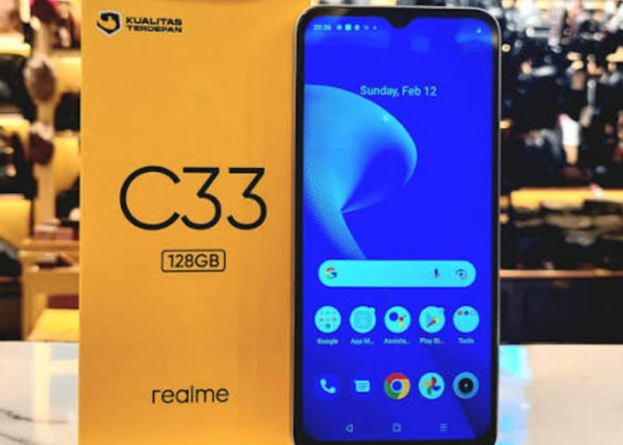 Realme C33 : Didukung Layar Lebar 6.5 Inci dengan Kecerahan 400 Nits