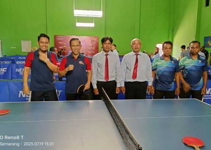 Pornas Korpri XVI Jateng 2023: Ganda Tenis Meja Sumsel Raih Perunggu