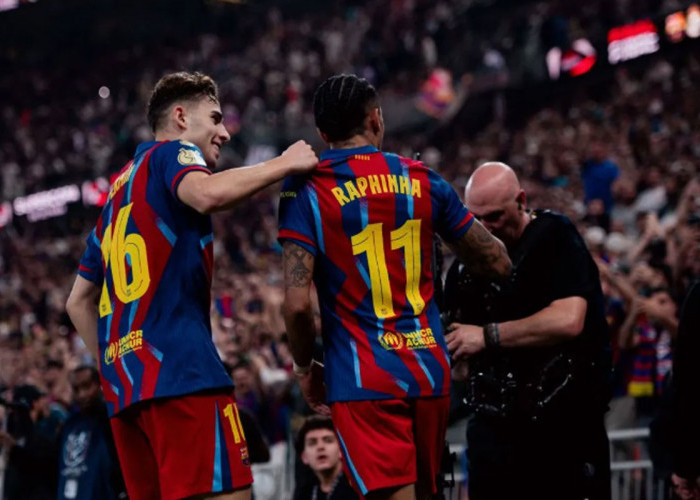 Tumbangkan Real Madrid 3-2, Barcelona Juara Piala Super Spanyol 2026