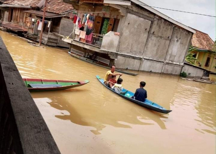Delapan Wilayah Adminitrasi Rawas Ilir Terkepung Banjir