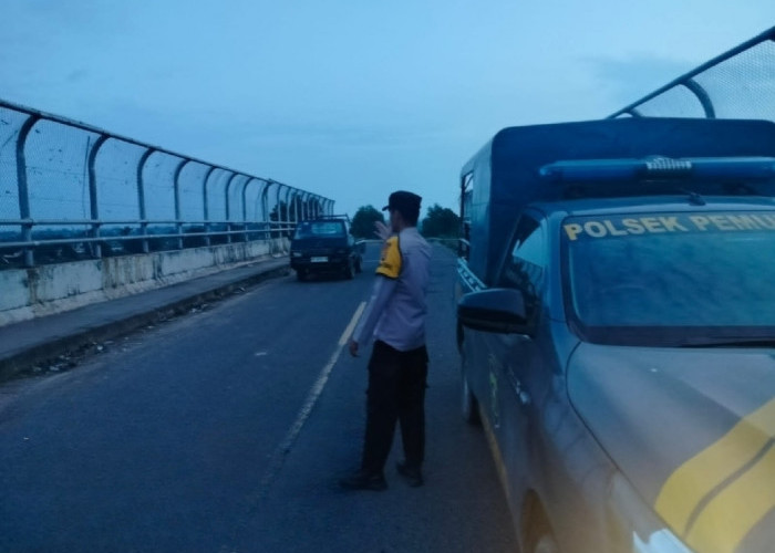 Patroli Pagi Polsek Pemulutan, Jaga Kamtibmas Tetap Kondusif Selama Ramadan