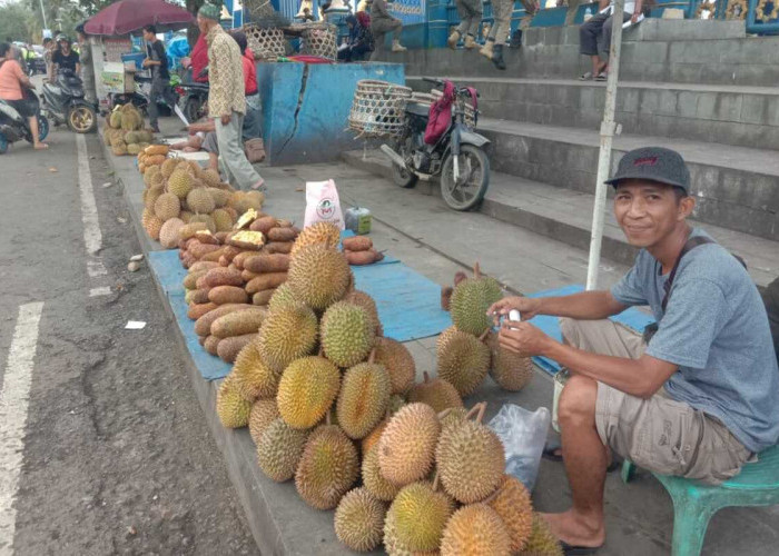 Pedagang Durian di Lubuklinggau Banting Harga, ini Penyebabnya
