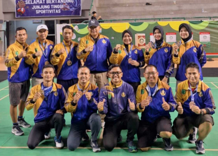 Tim Bulutangkis Pemkab Muba Sumbang 5 Medali di Porprov Korpri 2025
