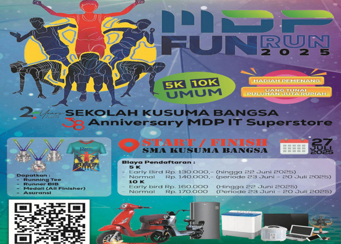 Anda Hobi Lari? Ikuti MDP Fun Run