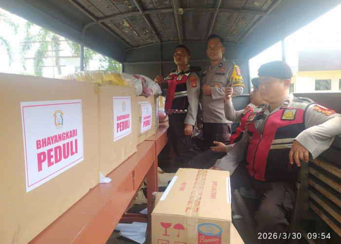 Polres Ogan Ilir Siapkan Bantuan Sosial, Korban Kebakaran di Desa Ibul Besar