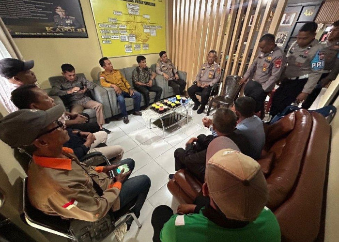 Polsek Pemulutan Gelar Rakor Penanggulangan dan Pencegahan Karhutla