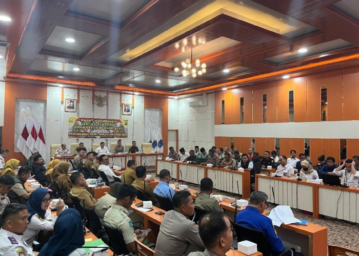 Polres Ogan Ilir  Bahas Operasi Lilin  Musi  2025 di Pemkab Ogan Illr