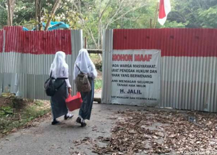 Buka Dikit, Cukup untuk Siswa dan Guru SMKN 3 Kayuagung Masuk Sekolah, Tidak Manjat Pagar Lagi 