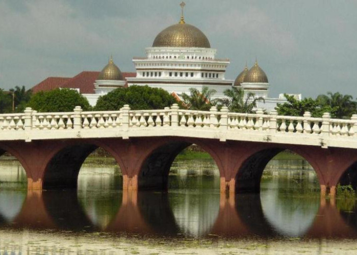 Bupati Panca Akan Kembali Renovasi Masjid Agung An-Nur Tanjung Senai.