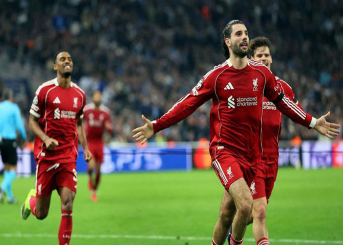 Liverpool Pesta Gol di Kandang Marseille, Menang 3-0 Tanpa Balas