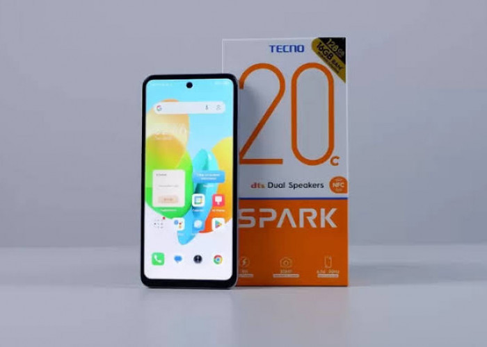 Tecno Spark 20C: Rekomendasi HP Rp 1 Jutaan dengan Memori 128 GB