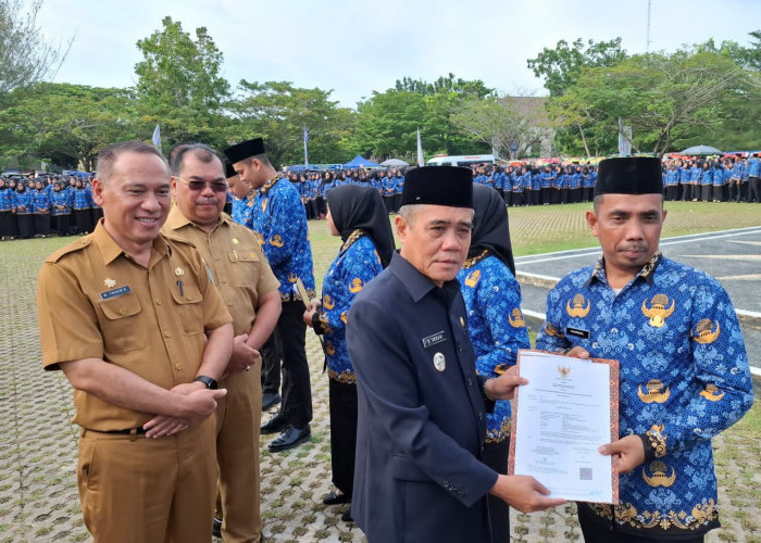 2249 Tenaga PPPK Paruh Waktu di  Ogan Ilir Dilantik.