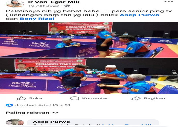 Selamat Jalan Irvan Malik Siregar, Tokoh Tenis Meja Sumsel 