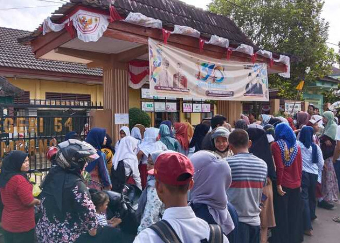 Jelang MPLS, SMPN 54 Palembang Kumpulkan Calon Siswa