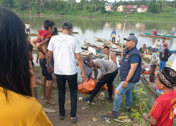 Penemuan Mayat Di Ogan Ilir, Kakek  Mengapung Di Sungai Ogan Ilir