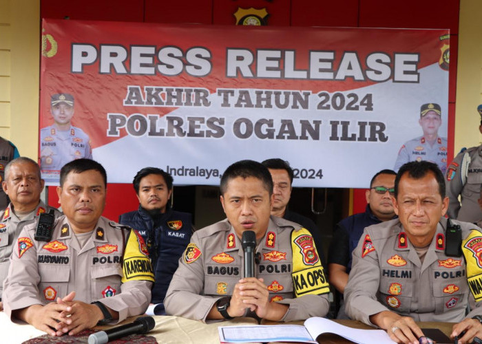 Polres Ogan Ilir Terima Laporan 445 Kasus Tahun 2024, Gelar Doa Bersama Sambut Tahun Baru