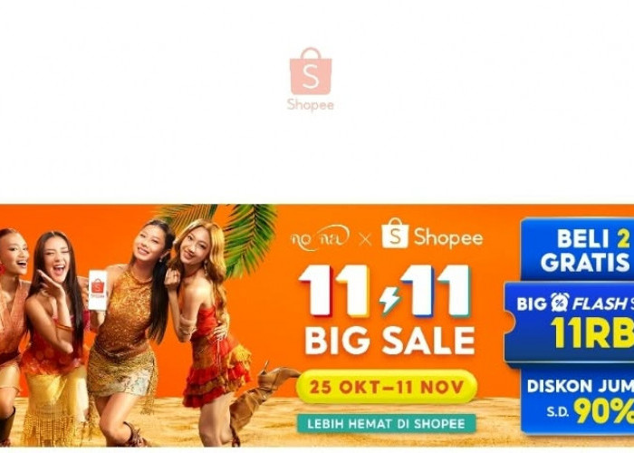  Shopee 11.11 Big Sale Makin Meriah bersama no na, Ada Flash Sale 11RB hingga Diskon 90 Persen!