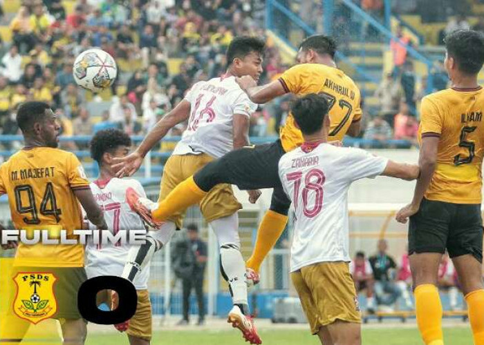 Sriwijaya FC Gagal Petik Poin Penuh, Skor Kacamata Kontra PSDS Deli Serdang 