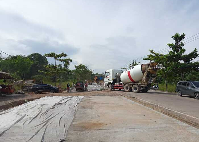 Proyek Pembangunan Jalan Lingkar Prabumulih Dikebut