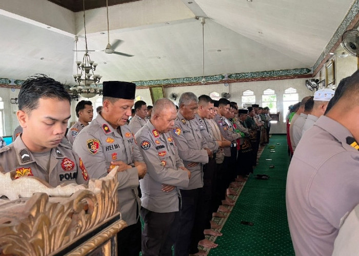 Polres Ogan Ilir Gelar Sholat Ghaib Untuk Keselamatan Bangsa Indonesia