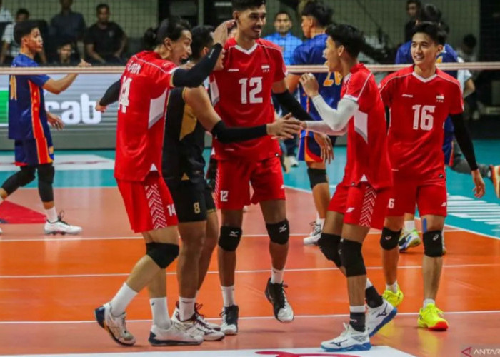Tertinggal 0-2, Timnas Voli Putra Indonesia Kalahkan Thailand di AVC Nations Cup 2025