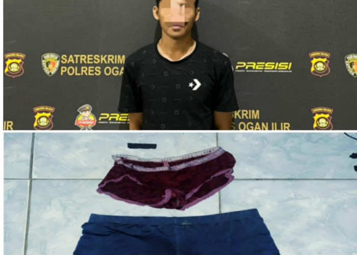 Luka di Bibir, Mahkota Selamat , Pelaku Kekerasan  Seksual Ditangkap Polres Ogan Ilir