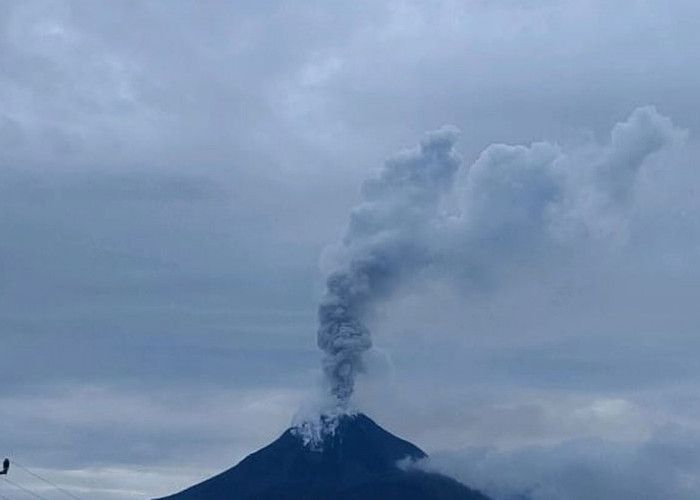 Gunung Lewotobi Laki-Laki Kembali Erupsi, Masyarakat Diimbau Waspada