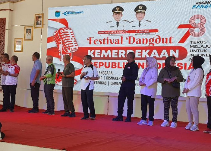 Wabup H Ardani Buka Lomba Festival Dangdut, 36 Peserta Unjuk Kebolehan 