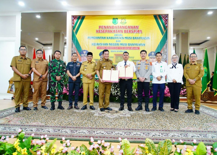 Pemkab Muba-Kejari Muba Tandatangani Kesepakatan Bantuan Hukum Bidang Datun