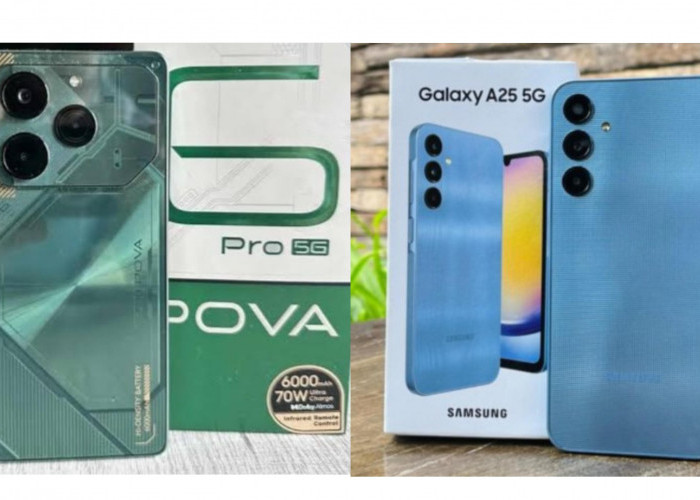 Perbandingan Spesifikasi Tecno Pova 6 Pro 5G vs Samsung Galaxy A25, Mana yang Terbaik?